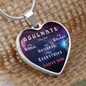 Soulmate - Galaxy - Heart Necklace
