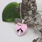 Adoption Daughter - Giraffe Heart Necklace