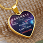 Soulmate - Galaxy - Heart Necklace