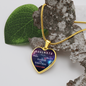 Soulmate - Galaxy - Heart Necklace