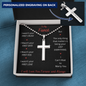 To My Fiancé - Cross Custom Necklace