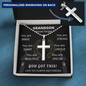 Grandson - Personalized Cross Necklace