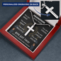 Grandson - Personalized Cross Necklace