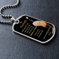 To My Husband - Dog Tag