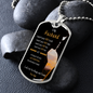 To My Husband - Dog Tag