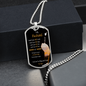 To My Husband - Dog Tag
