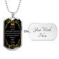 Military Dad - Love Kids - Dog Tag
