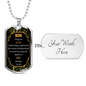 Military Mom - Love Kids - Dog Tag