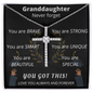 Granddaughter Graduation - Crystal Cross