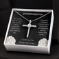 Granddaughter - Crystal Cross Necklace