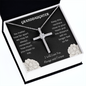 Granddaughter - Crystal Cross Necklace