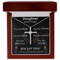 Daughter Graduation - Crystal Cross Necklace