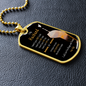 To My Husband - Dog Tag