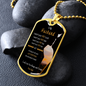 To My Husband - Dog Tag