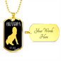 First Time Grandpa 2022 - Dog Tag