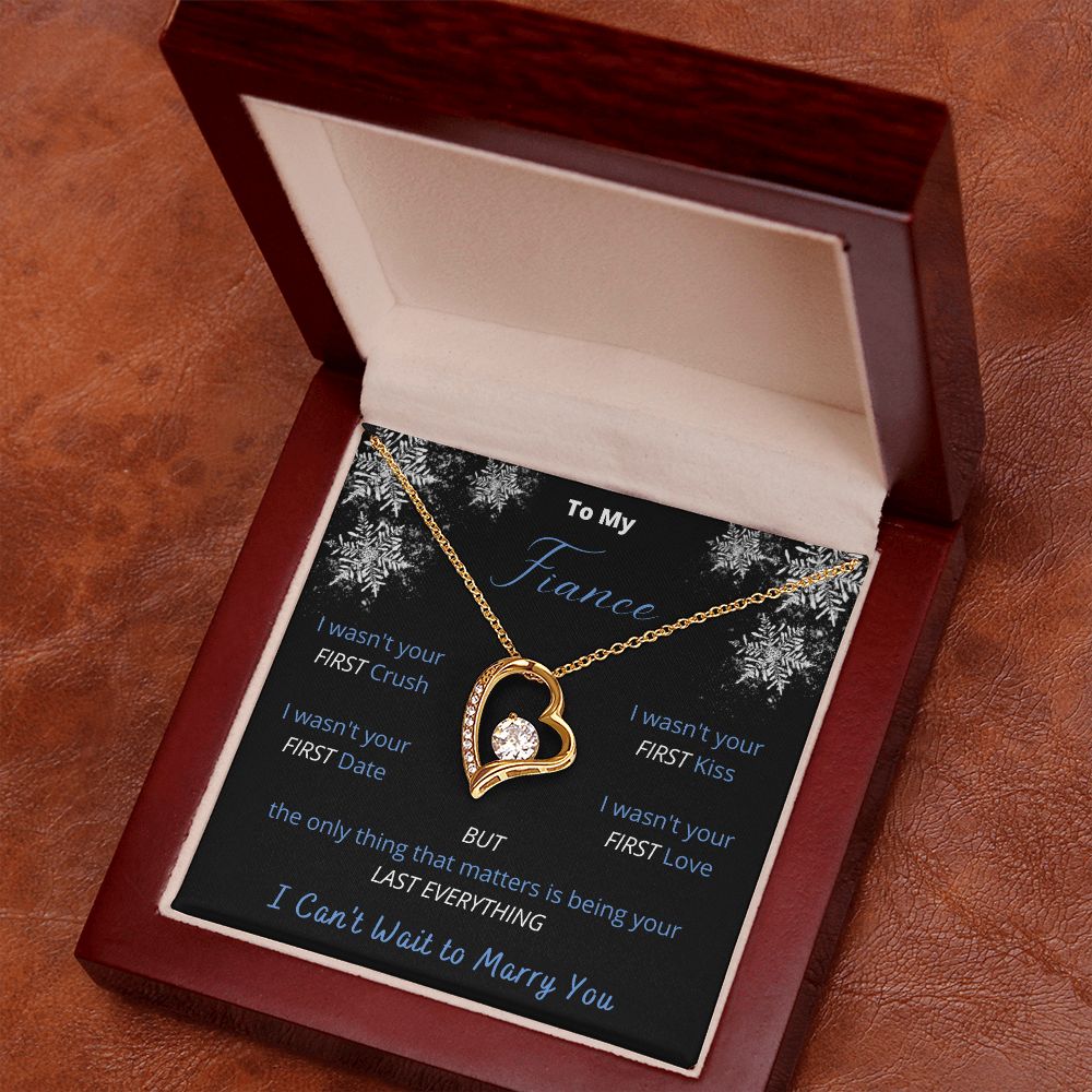 To My Fiance - Winter Forever Love Necklace