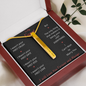 To My Fiancé- Stick Necklace