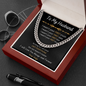 To My Husband - Cuban Link Chain
