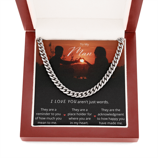 To My Man - Cuban Link Chain