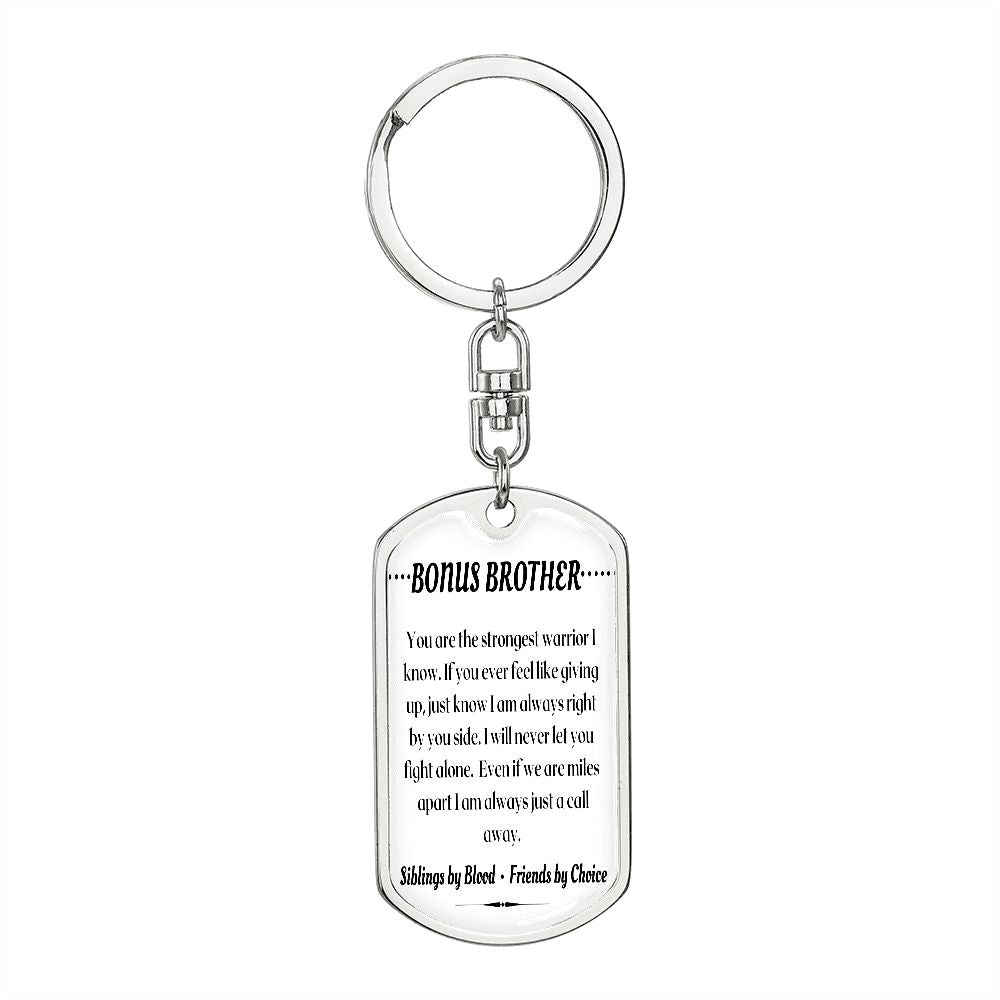 To My Brother - Dogtag Keychain