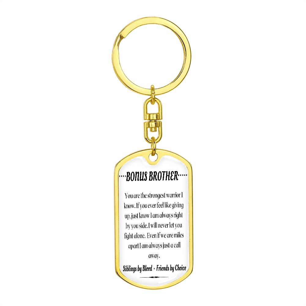 To My Brother - Dogtag Keychain