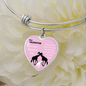 Adoption Daughter - Giraffe Heart Bangle