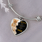 To My Queen - Wife - Heart Bangle