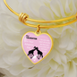 Adoption Daughter - Giraffe Heart Bangle