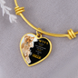 To My Queen - Wife - Heart Bangle