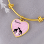Adoption Daughter - Giraffe Heart Bangle