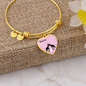 Adoption Daughter - Giraffe Heart Bangle