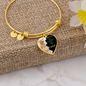 To My Queen - Wife - Heart Bangle