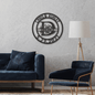 First and Last Name Monogram established M/D/Year