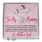 New Mommy - Unborn Daughter - Matching Earrings and Necklace
