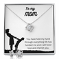 To My Mom from Son - Earring Necklace Set