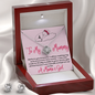 New Mommy - Unborn Daughter - Matching Earrings and Necklace