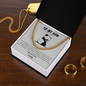 To My Son - Loss Of Dad - Cuban Link Chain