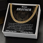 To My Bonus Brother - Cuban Link Chain