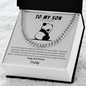 To My Son - Loss Of Dad - Cuban Link Chain