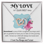 First Baby - Interlocking Hearts