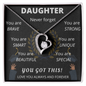 Daughter Graduation - Forever Love Necklace