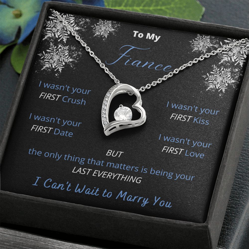 To My Fiance - Winter Forever Love Necklace
