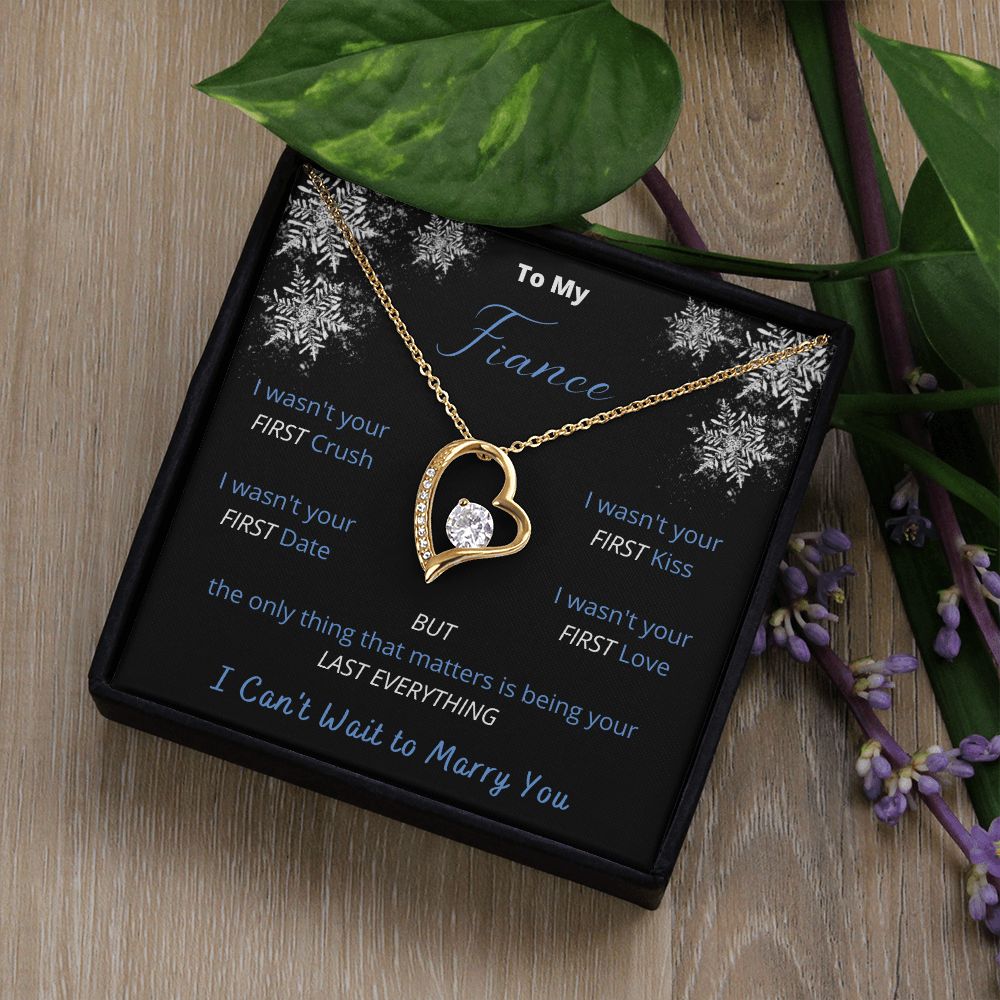 To My Fiance - Winter Forever Love Necklace