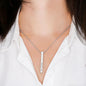 To My Fiancé- Stick Necklace