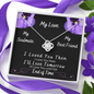 Until The End of Time - Purple - Love Knot Necklace