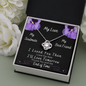 Until The End of Time - Purple - Love Knot Necklace
