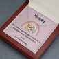 Rainbow Baby - Pink - Interlocking Heart Necklace