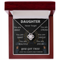 Daughter Graduation - Love Knot Necklace