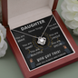Daughter Graduation - Love Knot Necklace