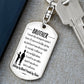 To My Brother - Dogtag Keychain